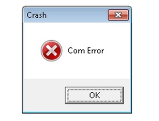 QuickBooks Com Error Crash