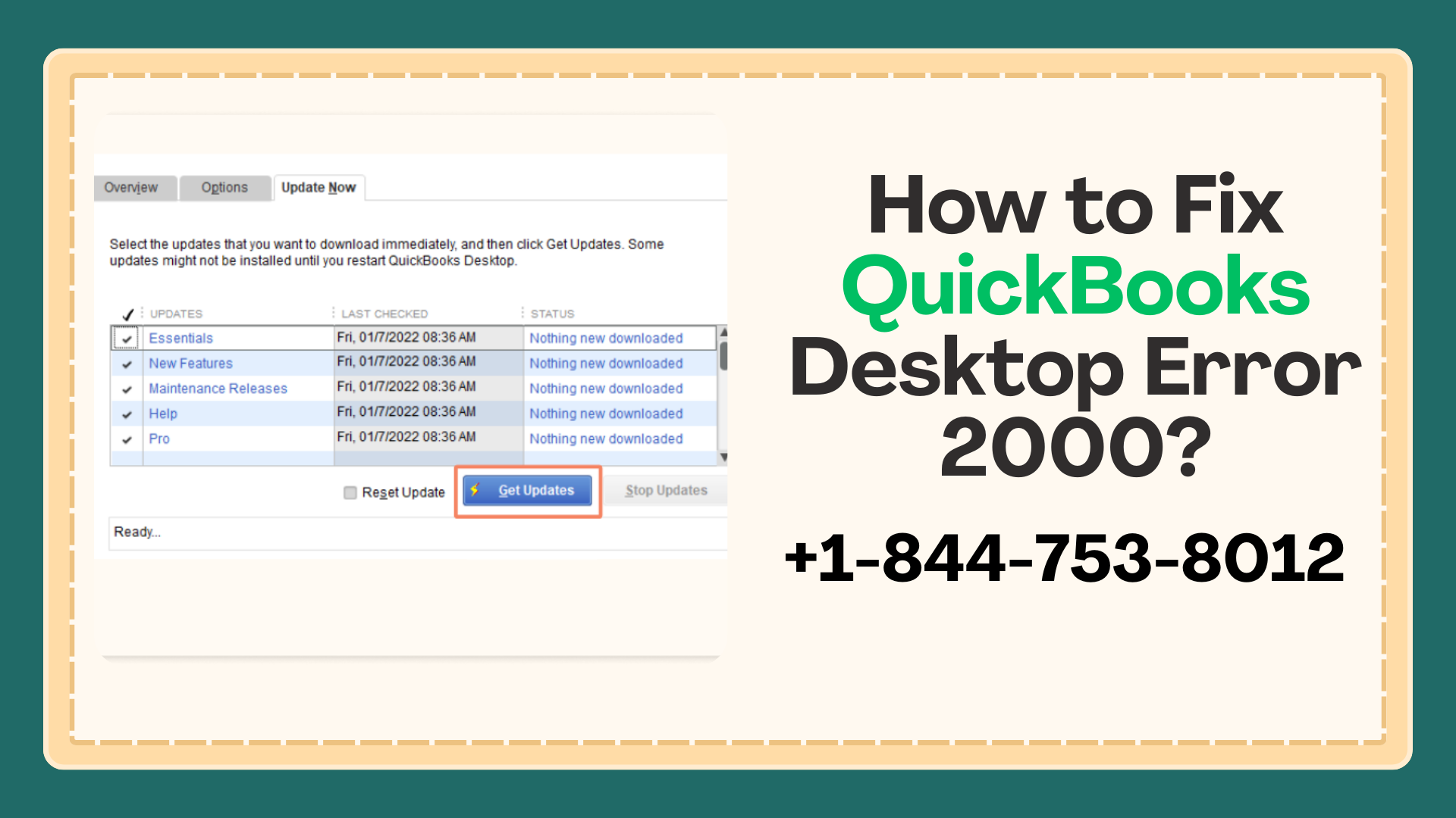 How to Fix QuickBooks Desktop Error 2000