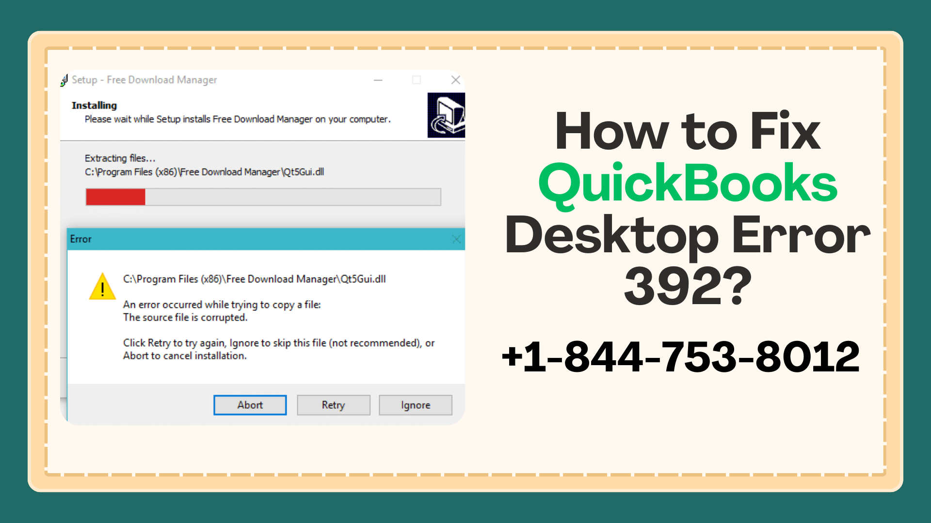 How to Fix QuickBooks Desktop Error 392