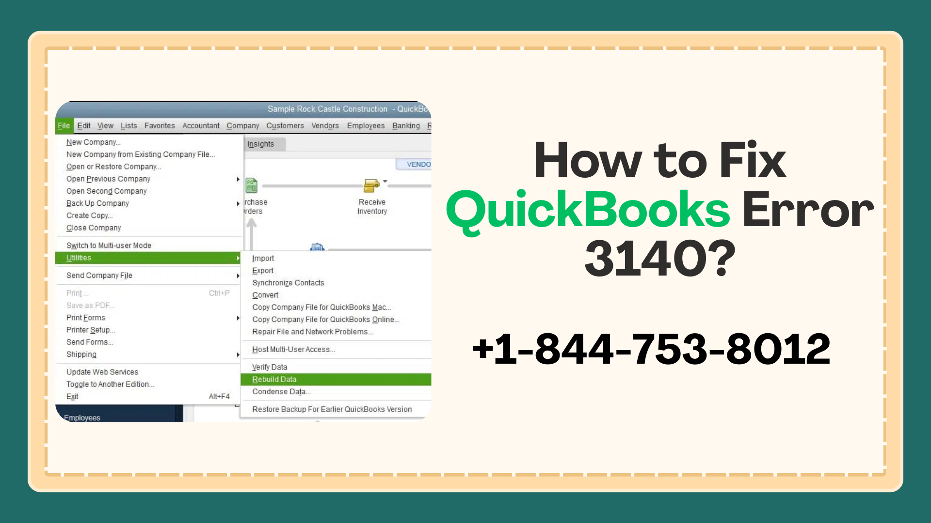 QuickBooks Error 3140