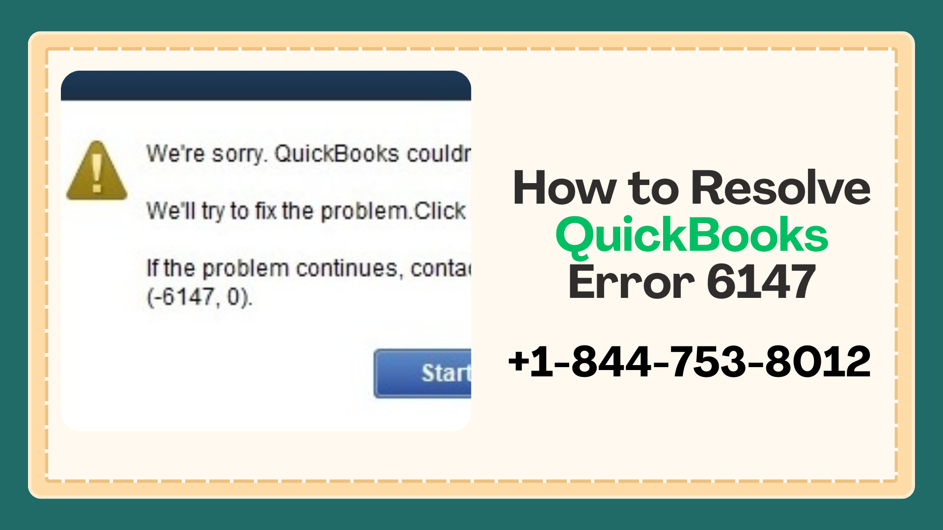 How to Resolve QuickBooks Error 6147