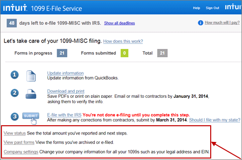 E-File 1099-MISC Tax form