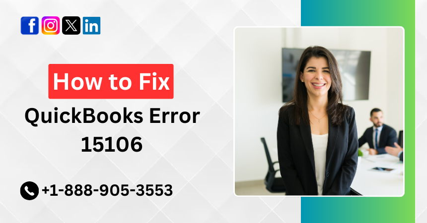 QuickBooks Error 15106