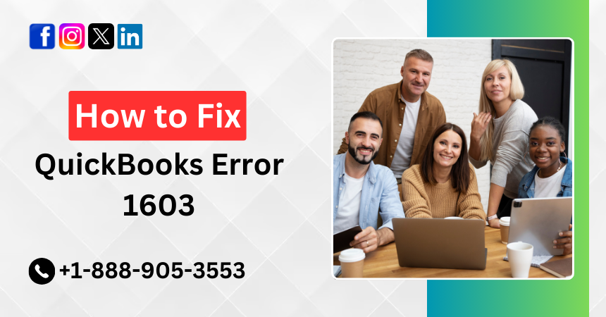 QuickBooks Error 1603