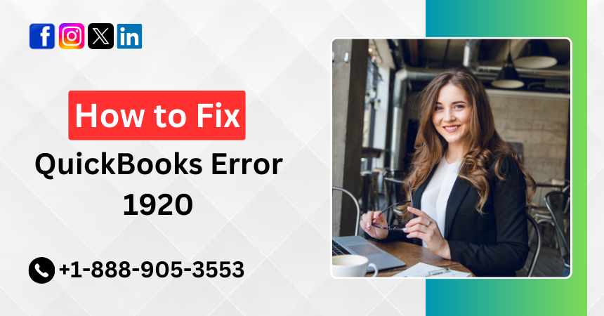 QuickBooks Error 1920