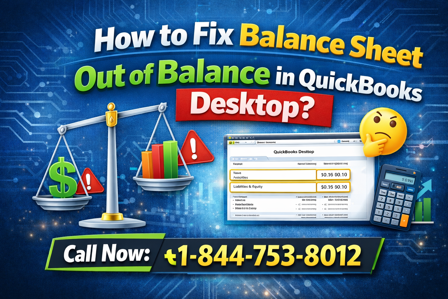 Balance Sheet Out of Balance in QuickBooks Desktop