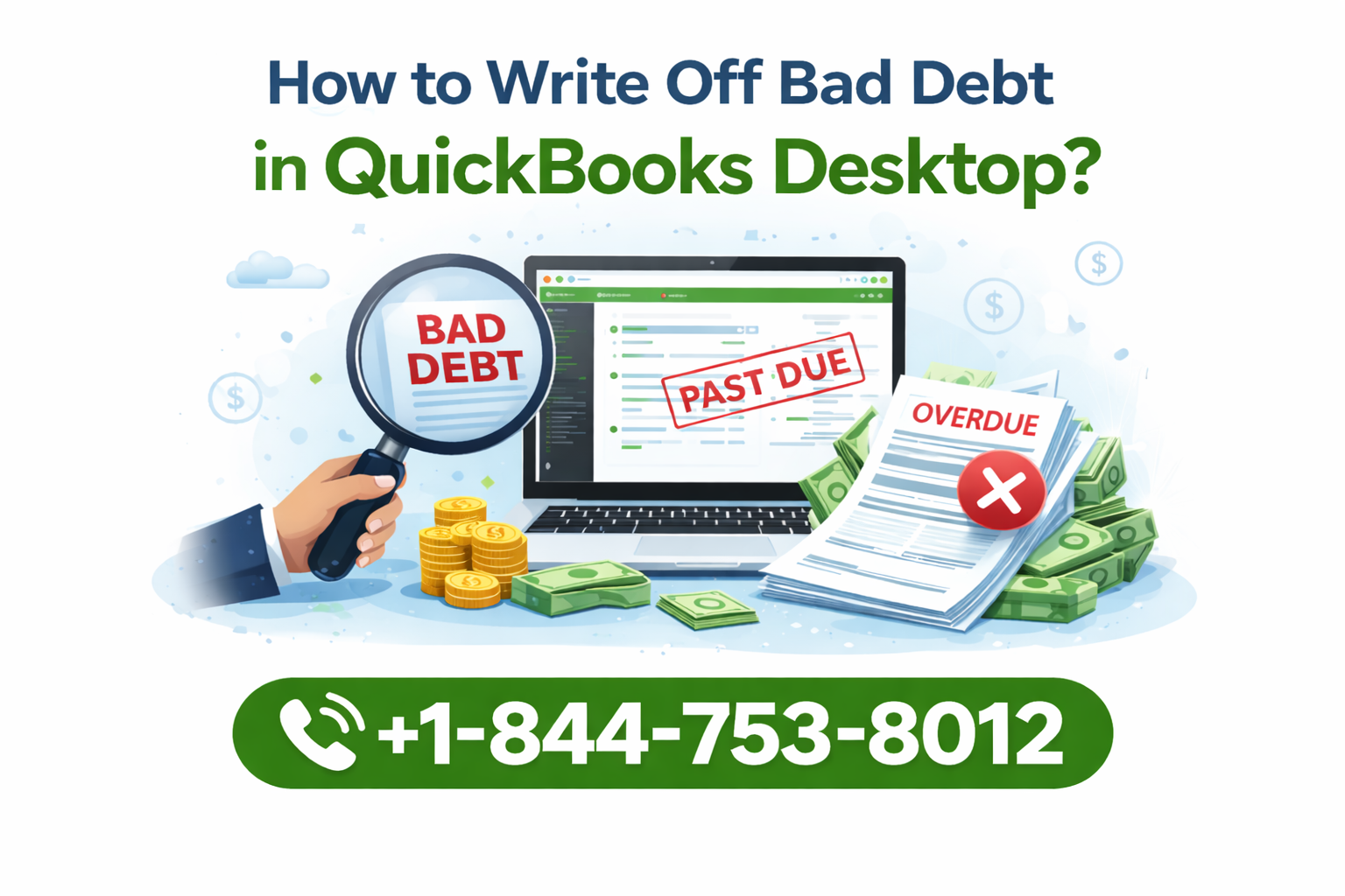 write off bad debt in quickbooks