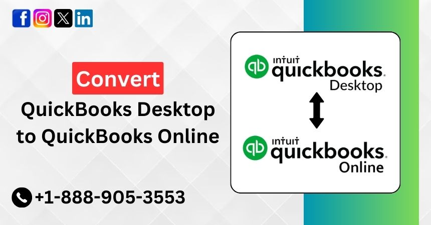 Convert QuickBooks Desktop to Online