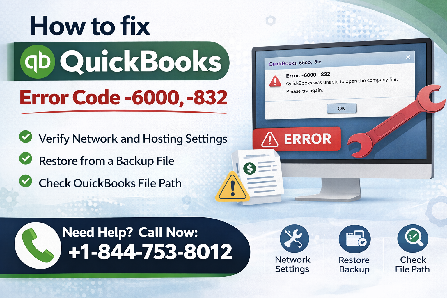 QuickBooks Error -6000 -832