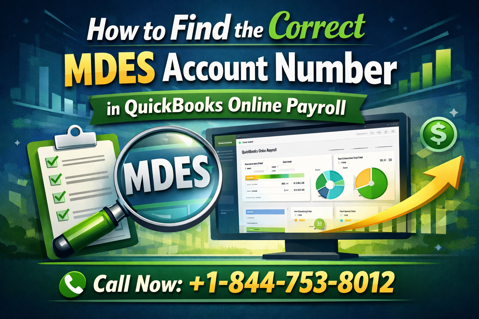 Correct MDES Account Number in QuickBooks Online Payroll