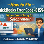QuickBooks error code -81594
