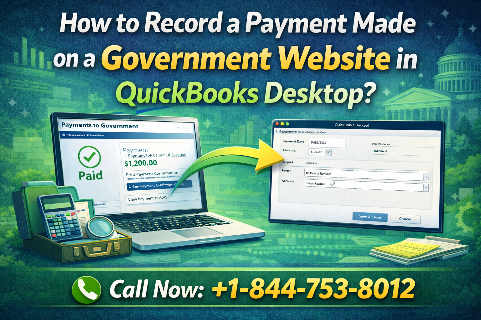 Government Payments in QuickBooks Desktop