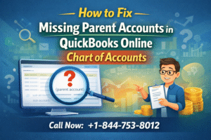 Missing Parent Accounts in QuickBooks Online