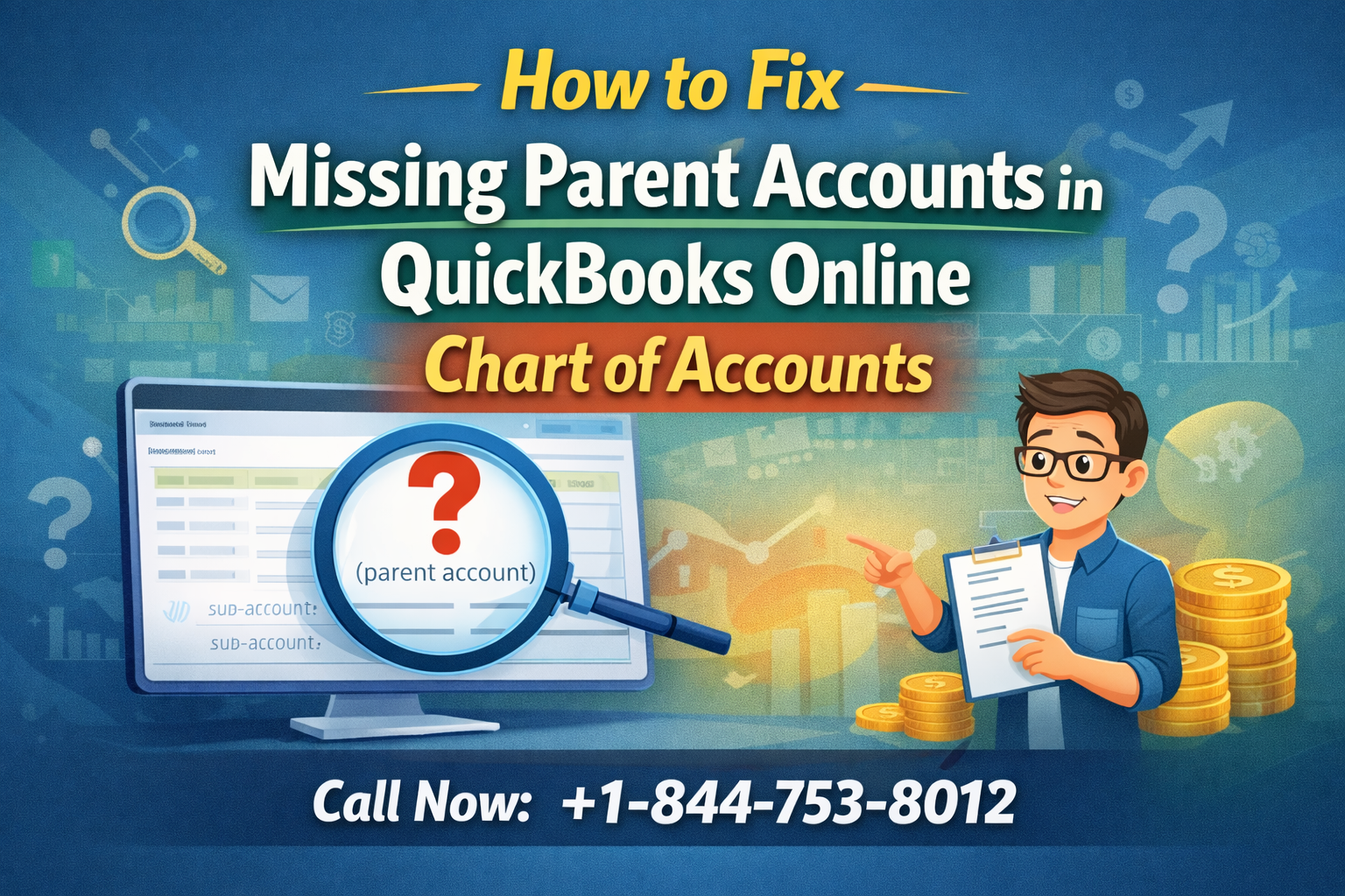 Missing Parent Accounts in QuickBooks Online