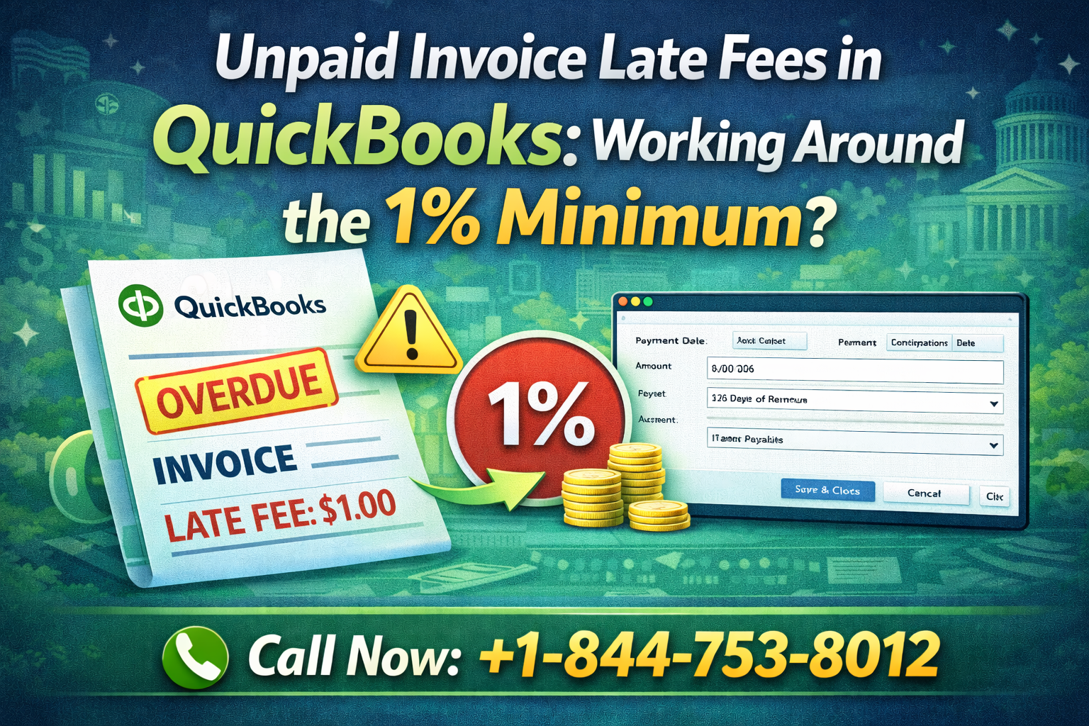 Unpaid Invoice Late Fees in QuickBooks