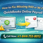 Missing 940 or W-2 in QuickBooks
